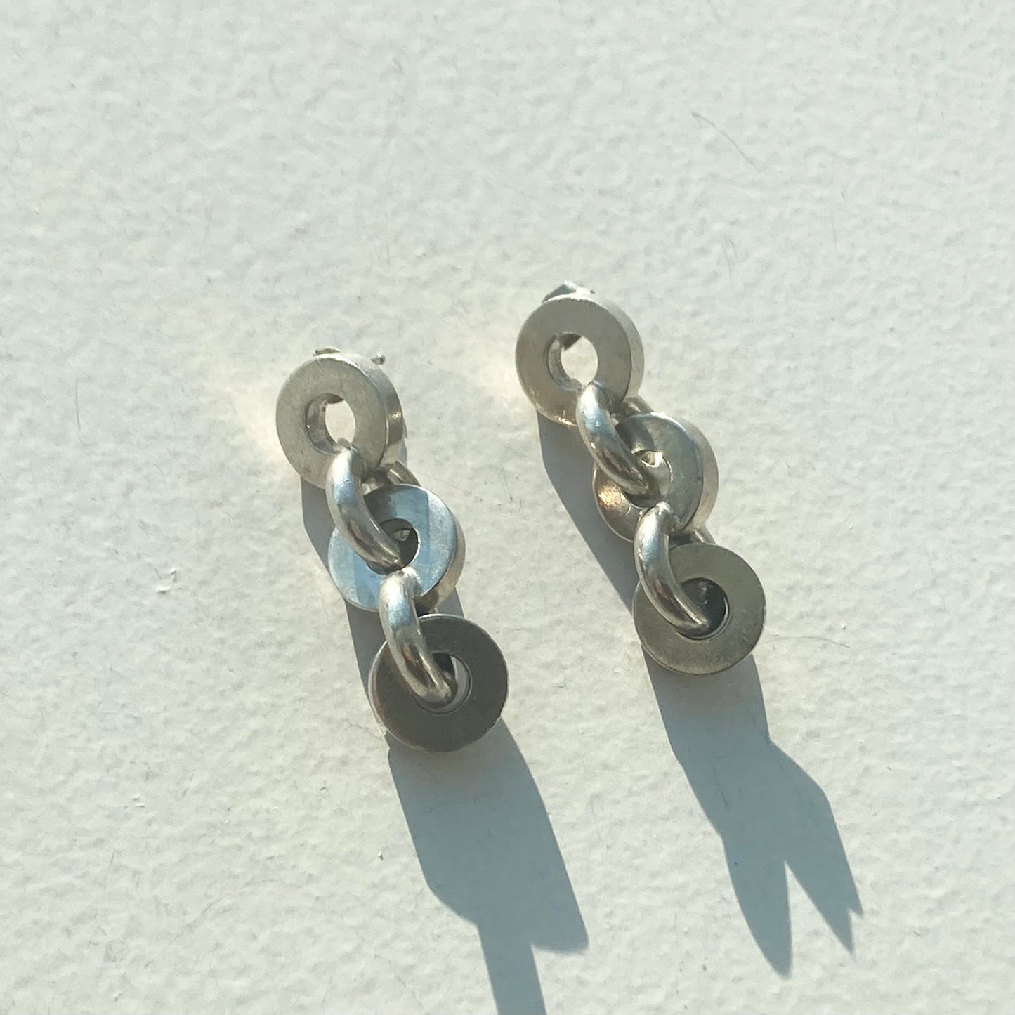 Hermès Voltige pierced earrings vintage SV925