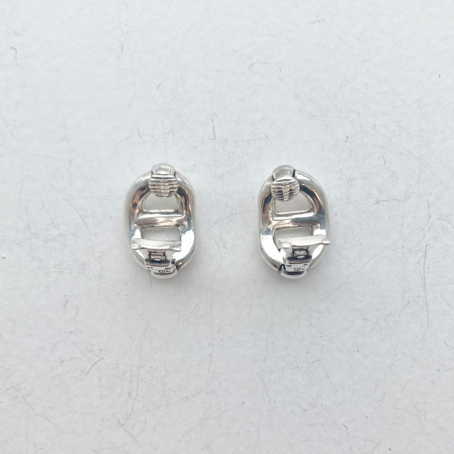 70-80s Hermès Chaine d’ancre earring vintage SV925