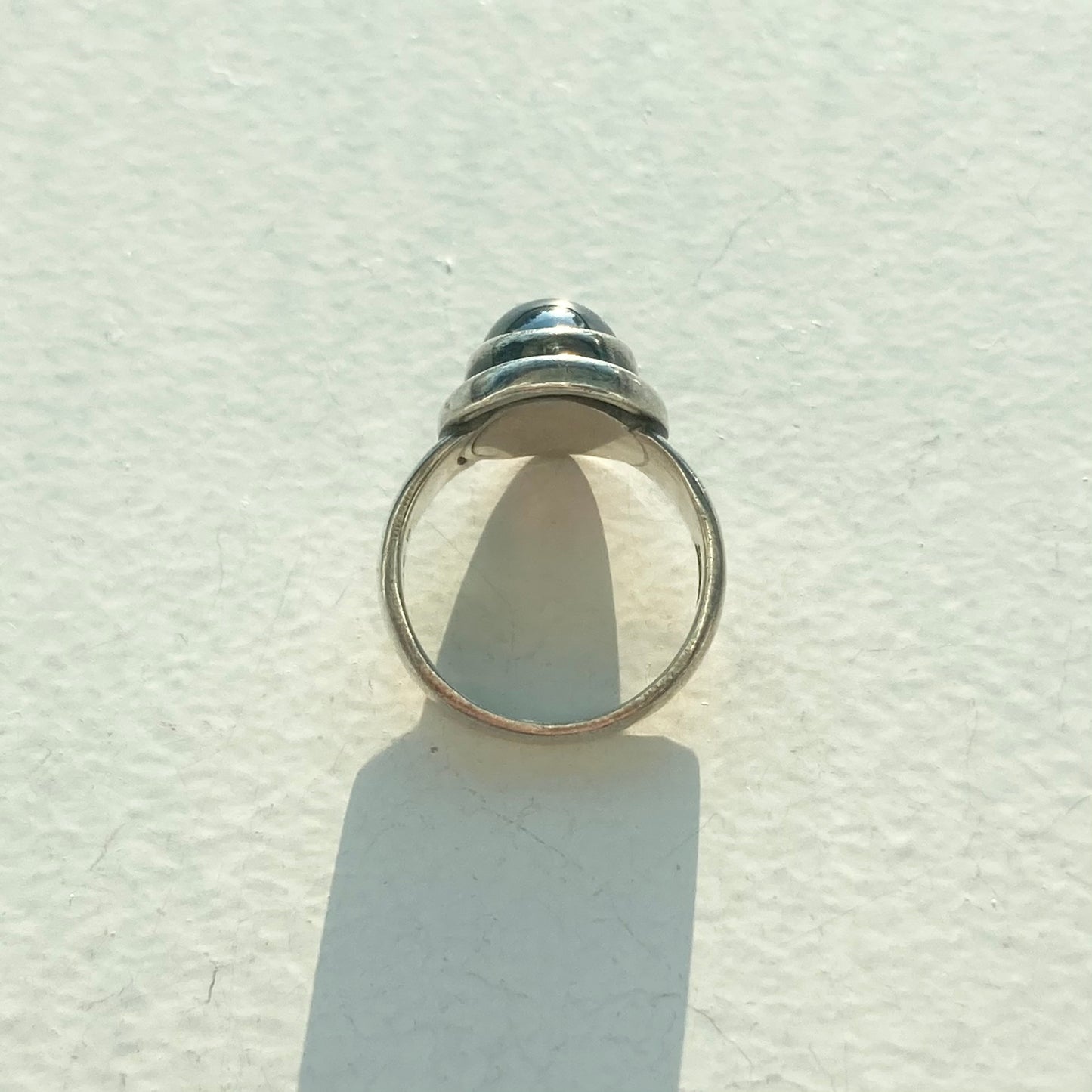 Georg Jensen Hematite Ring Denmark 46B SV925 #12