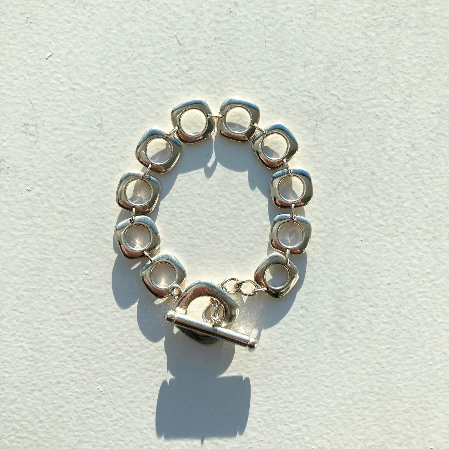 TIFFANY&Co. Square link bracelet vintage SV925