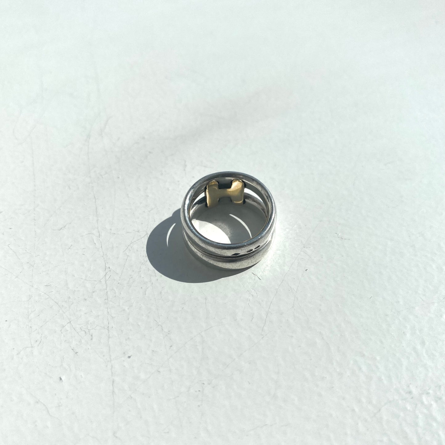 Hermès Olympe ring vintage SV925 AU750