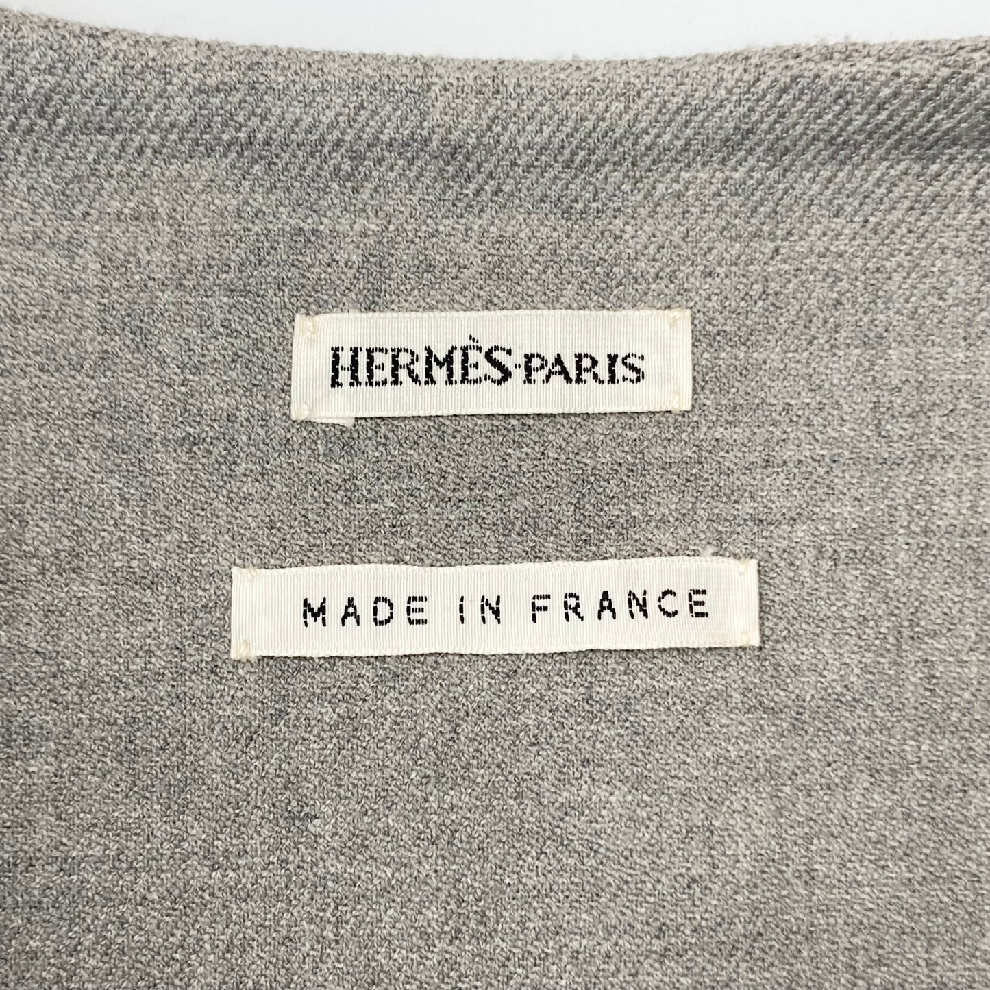 Fall2000 Hermès by Martin Margiela wool Vareuse dress
