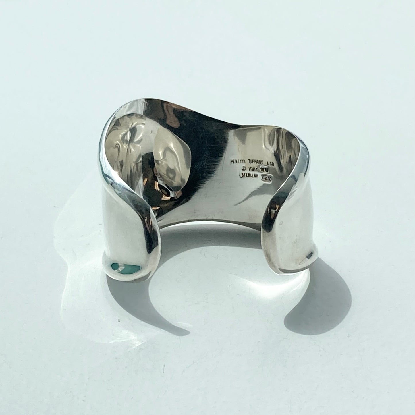 70s TIFFANY&Co. Elsa Peretti Bone Cuff Bangle vintage SV925 1978年