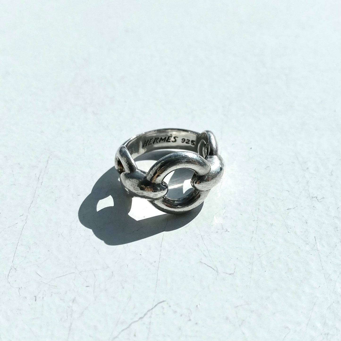 80's Hermès Ring SV925 vintage #10-11