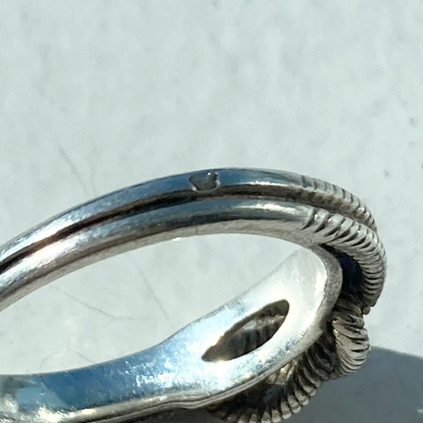 60-70s Hermès Audierne ring vintage SV800 #9-10