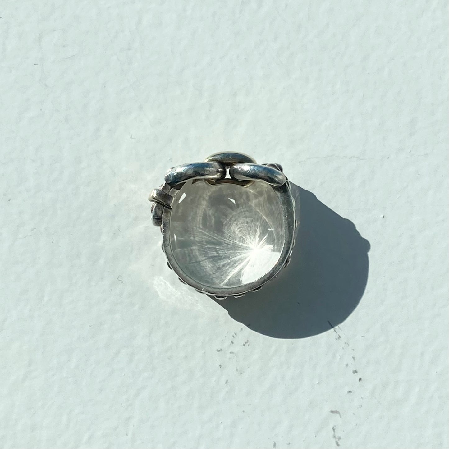 80s Hermès Vintage Ring SV925 AU750 #9