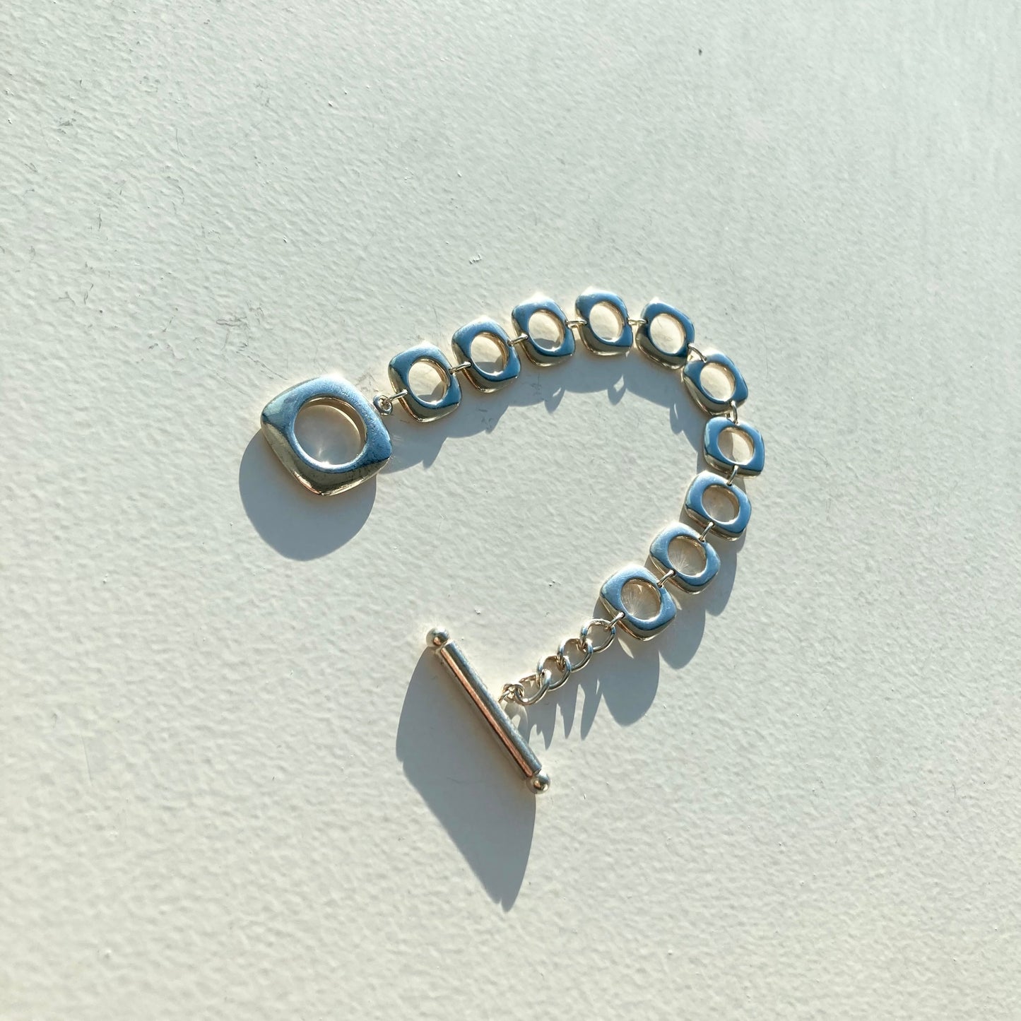 TIFFANY&Co. Square link bracelet vintage SV925