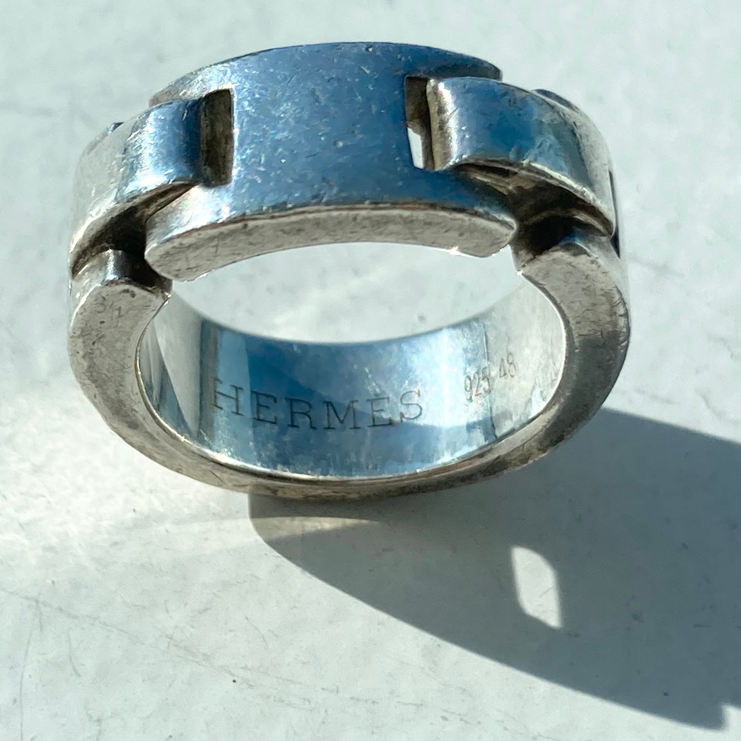 Hermès Luna park Ring SV925 vintage #9