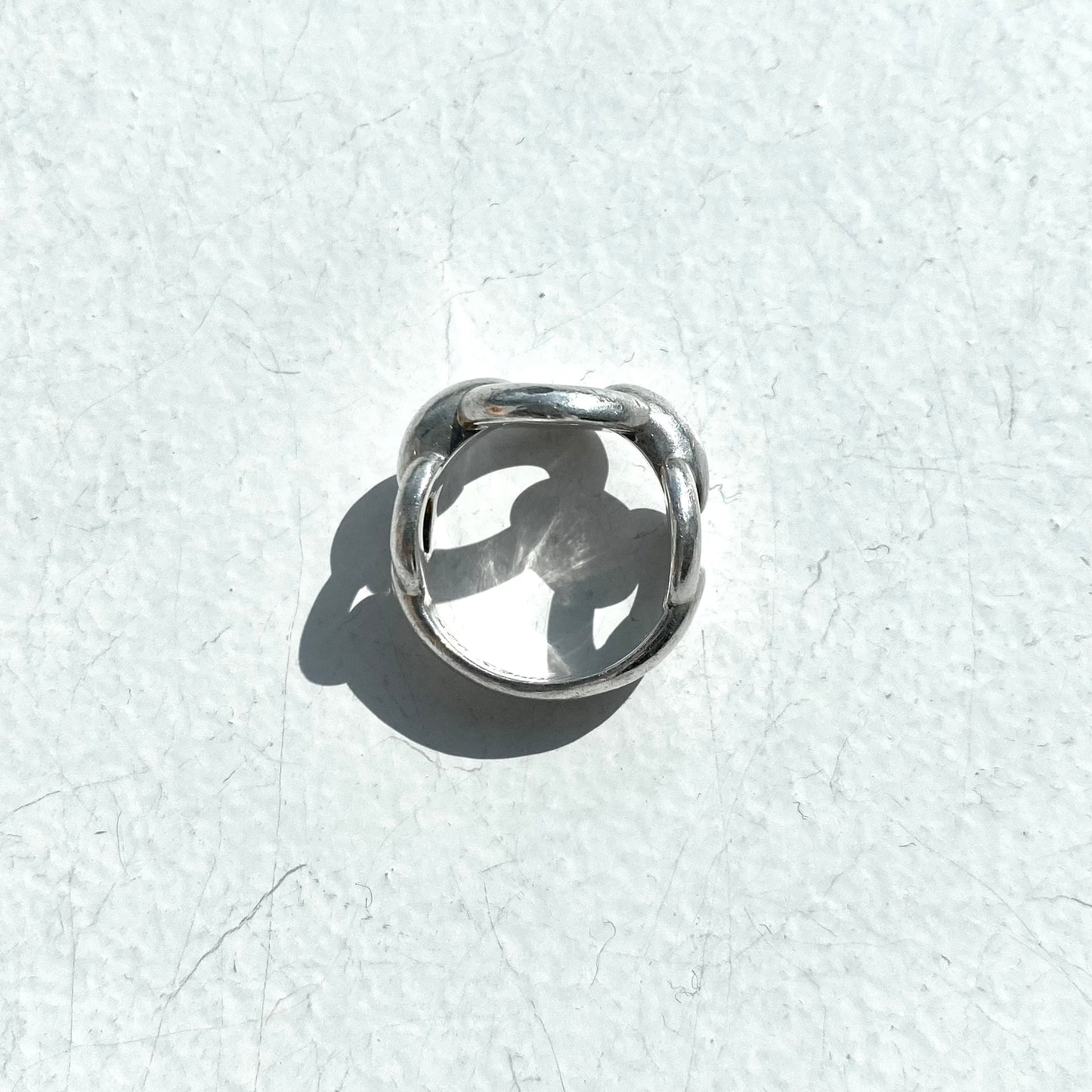 80's Hermès Ring SV925 vintage #10-11