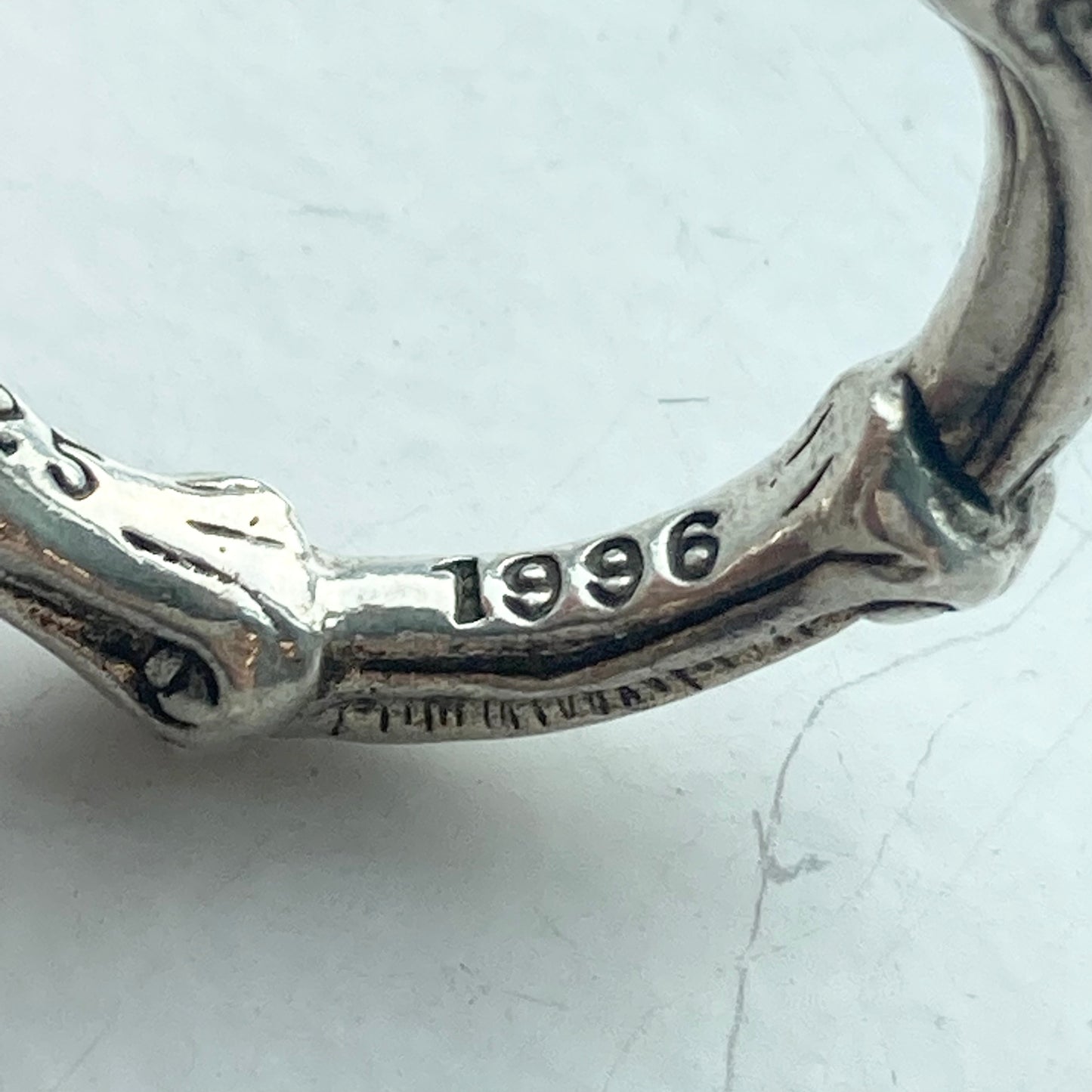 90s TIFFANY&Co. Bamboo ring vintage 1996 #13