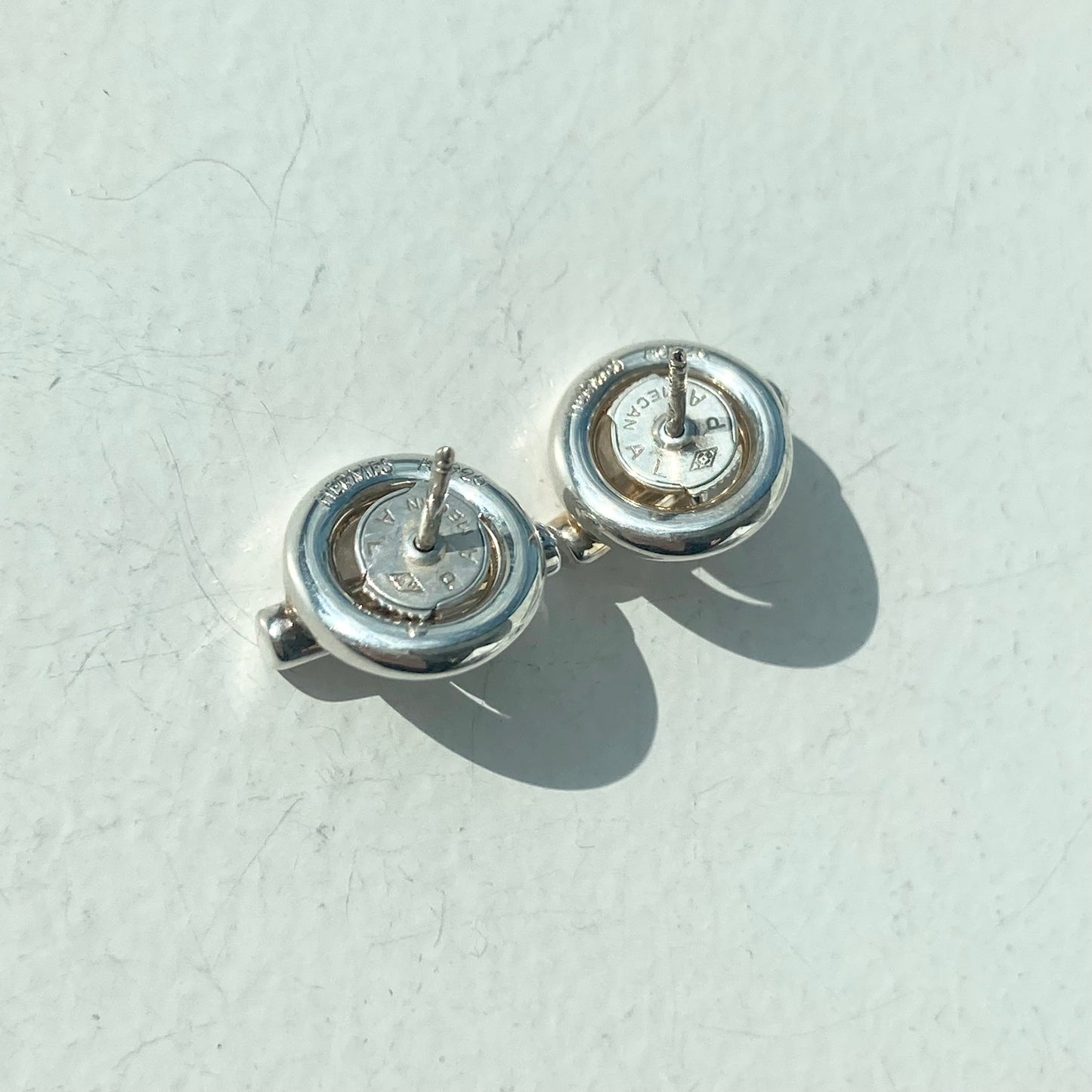 Hermès Chaine d'Ancre pierced earrings vintage SV925