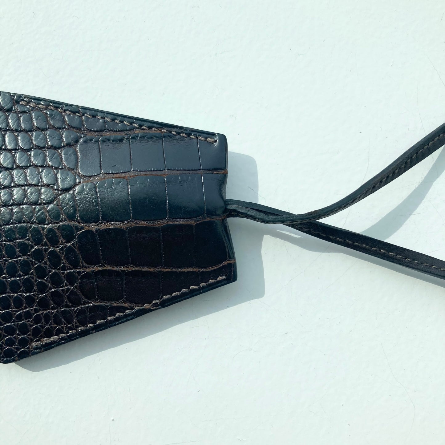 Fall2000 Hermes by Martin Margiela crochet alligator leather necklaces