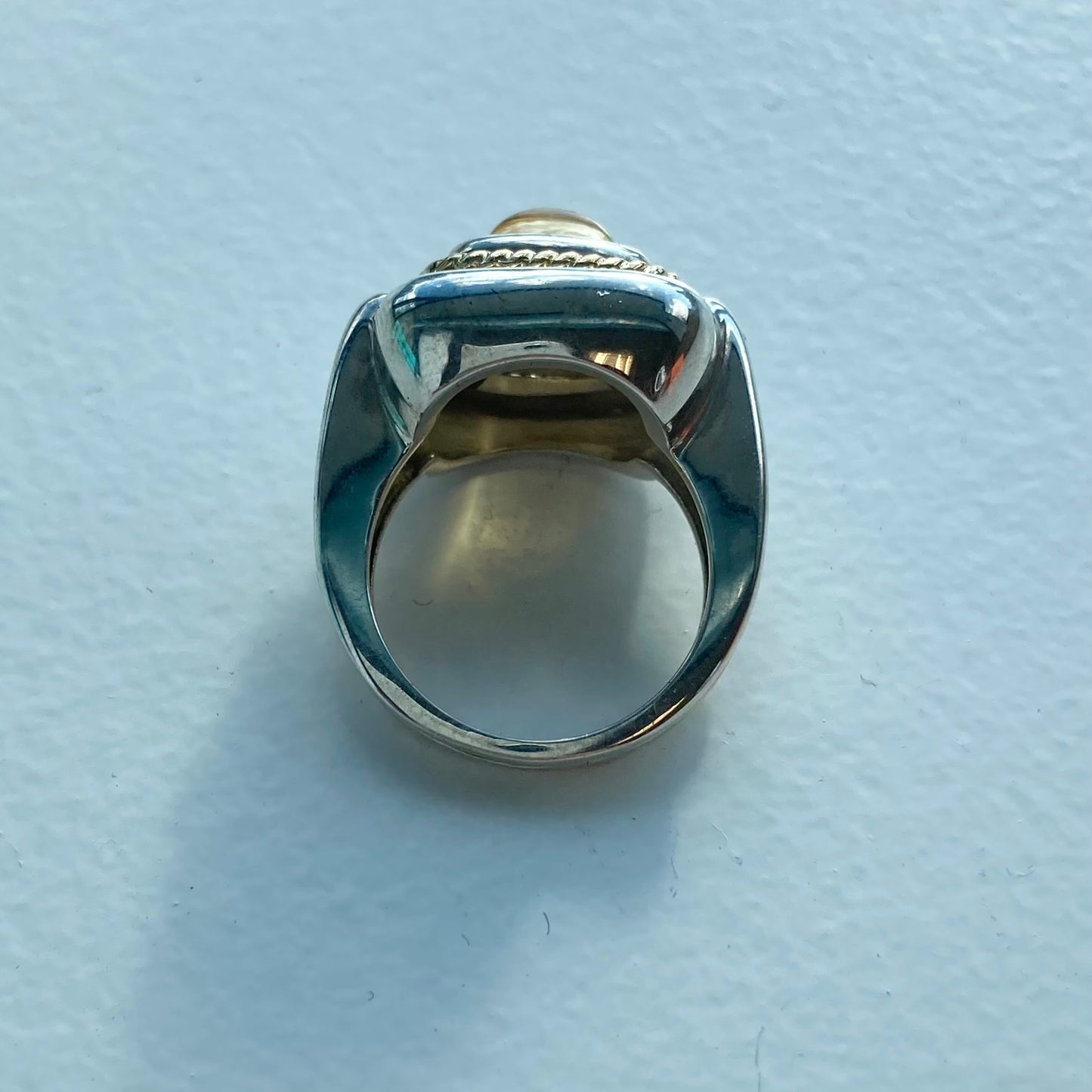 TIFFANY&Co. vintage Citrine Ring SV925 AU750