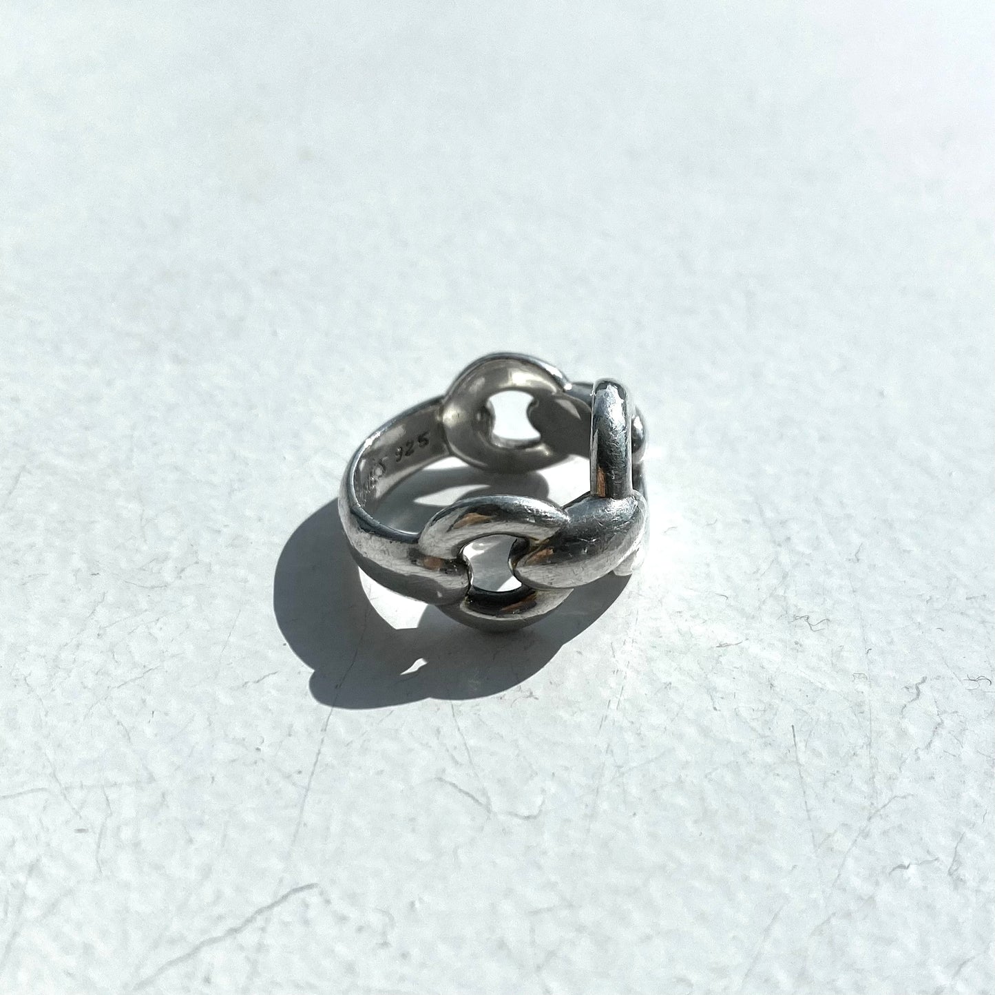 80's Hermès Ring SV925 vintage #10-11