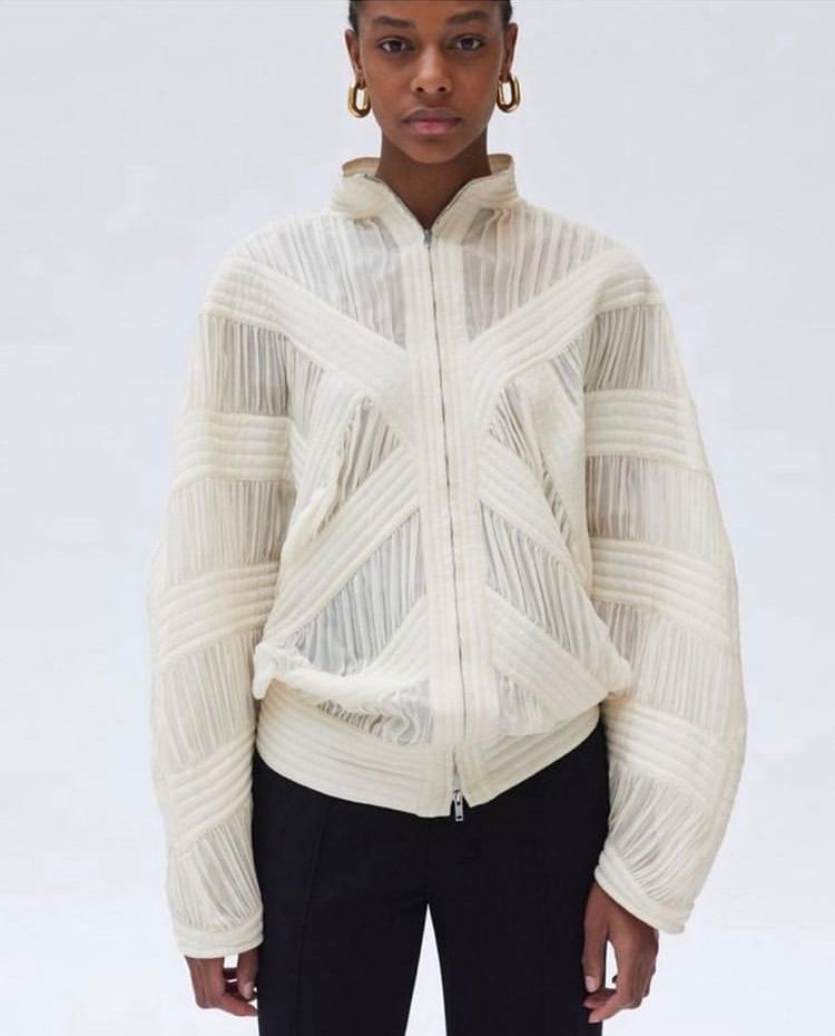 Fall2017 Celine by Phoebe Philo Silk jacket
