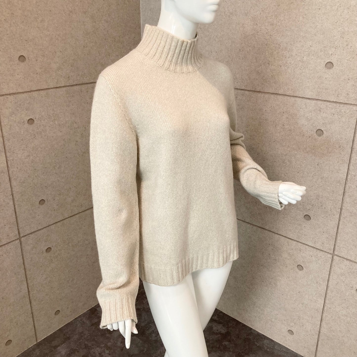 Fall2003 Hermès by Martin Margiela High neck cashmere knit