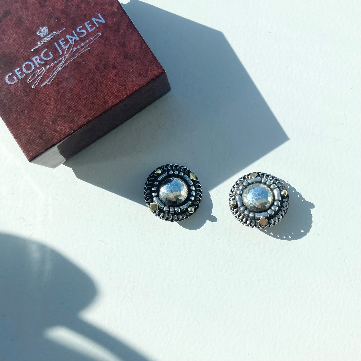 Georg Jensen Earring vintage SV925 AU750