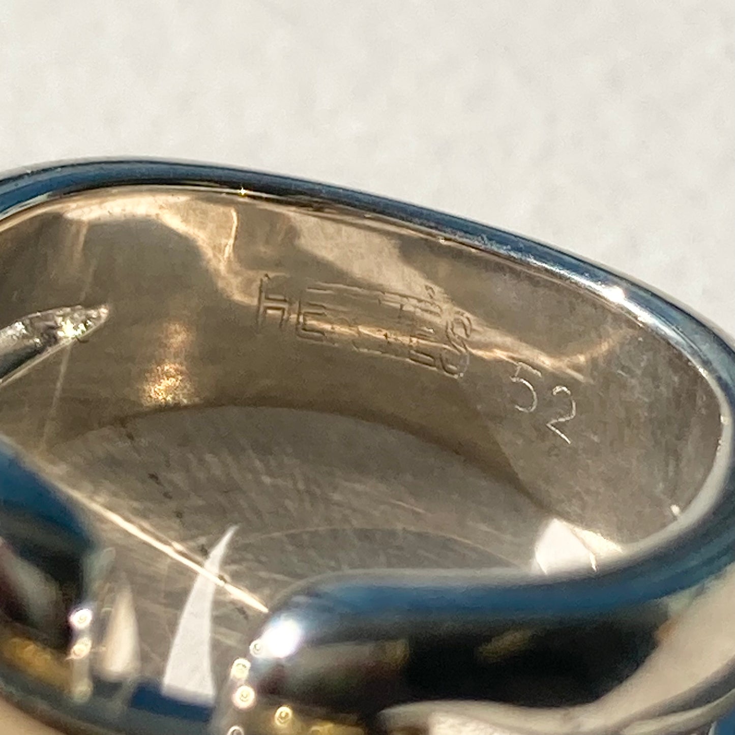 Hermès History Ring vintage SV925 AU750 #11-12