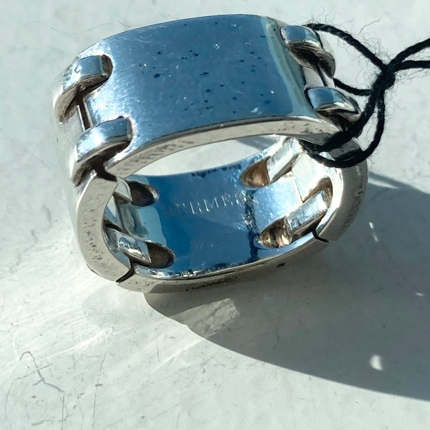 Hermès Mousquetaire Ring SV925 vintage #10-11