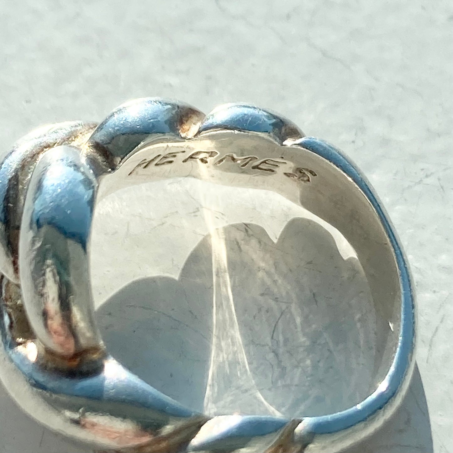 70s Hermès Torsard Ring vintage SV925 #12