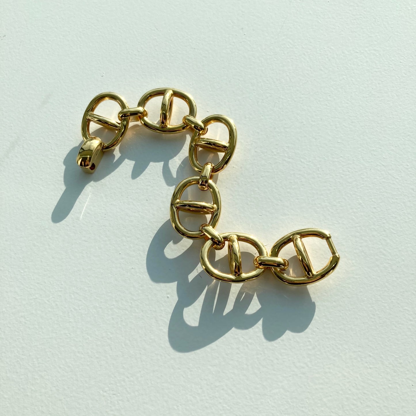 90s GUCCI by TOMFORD Anchor Chain bracelet vintage