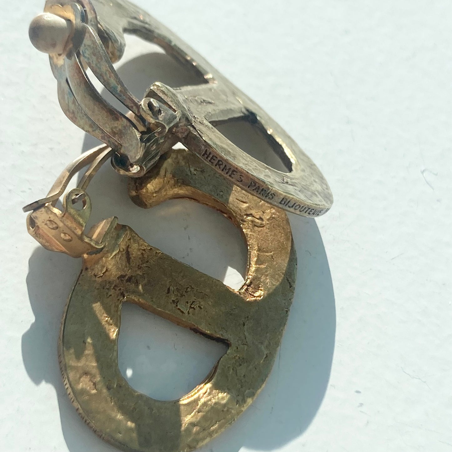 70s Hermès Chaine dAncre earring vintage