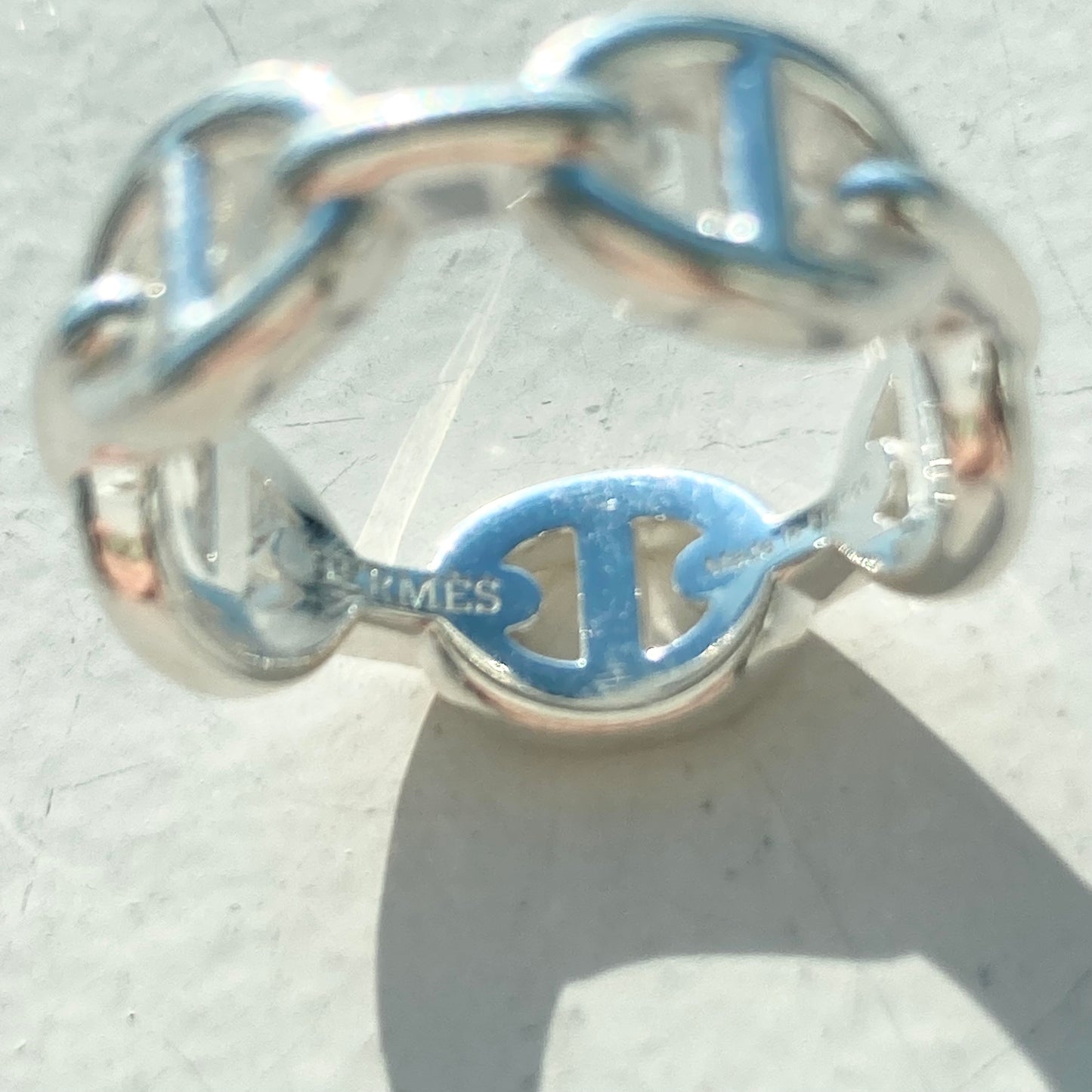 Hermès Encainee ring SV925 vintage #10