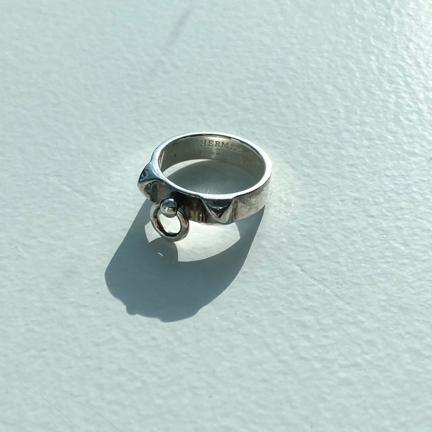 Hermès Collier de Chien ring PM SV925 vintage