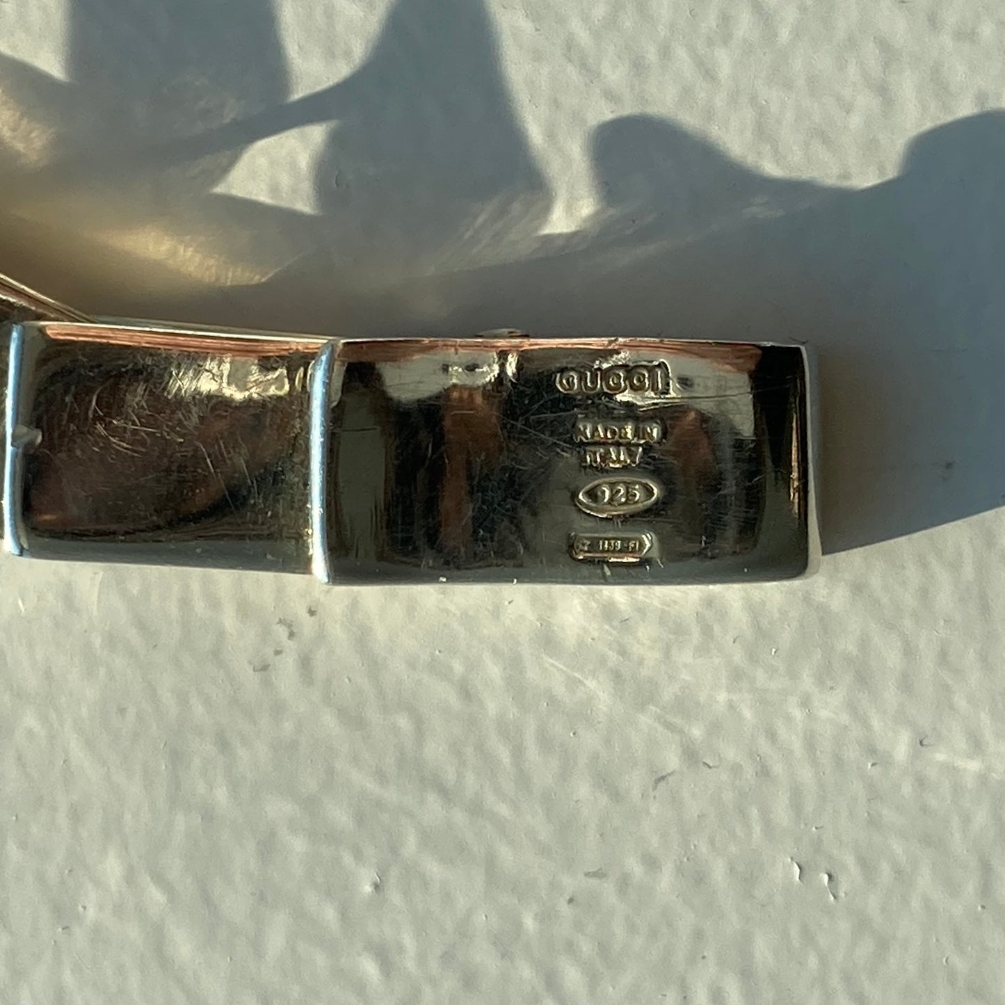 90s GUCCI by TOMFORD vintage Chain necklace SV925