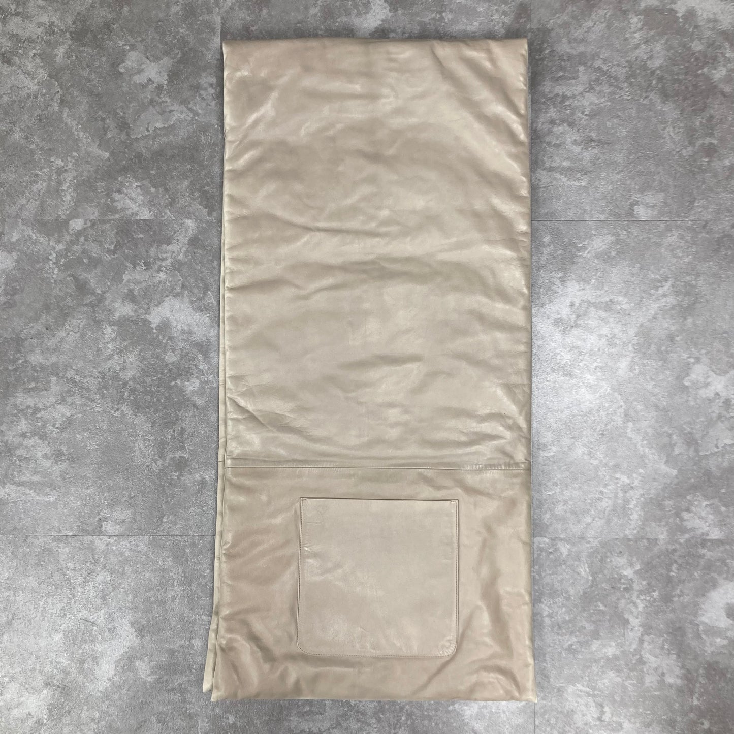 Fall1999 Hermès by Martin Margiela Leather stole with pocket