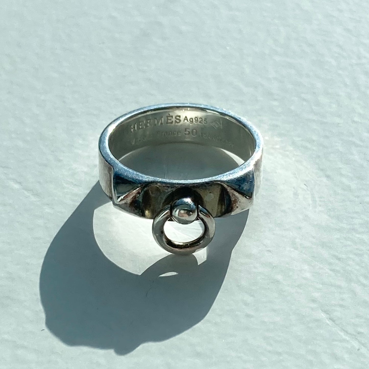 Hermès Collier de Chien ring PM SV925 vintage