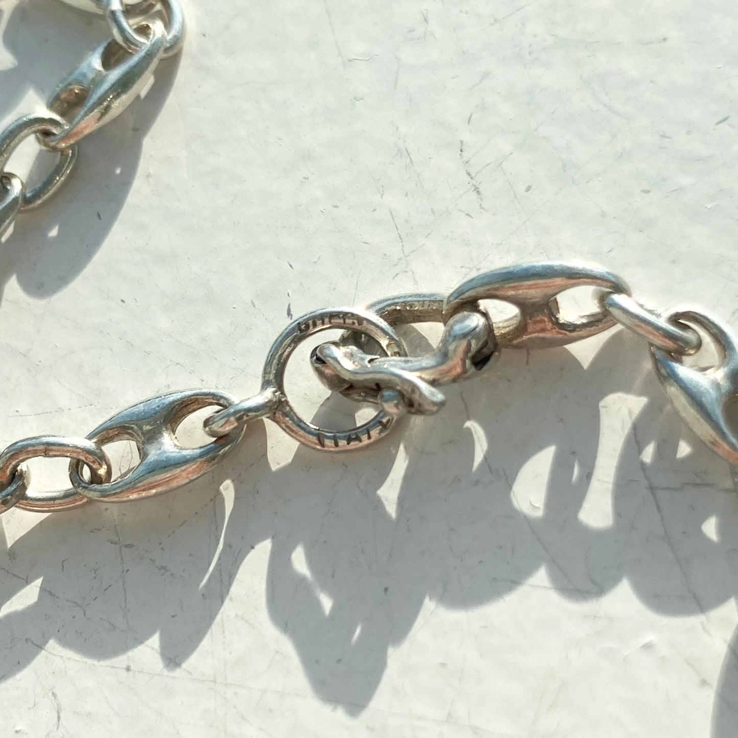 90s GUCCI by TOMFORD Anchor chain necklace SV925