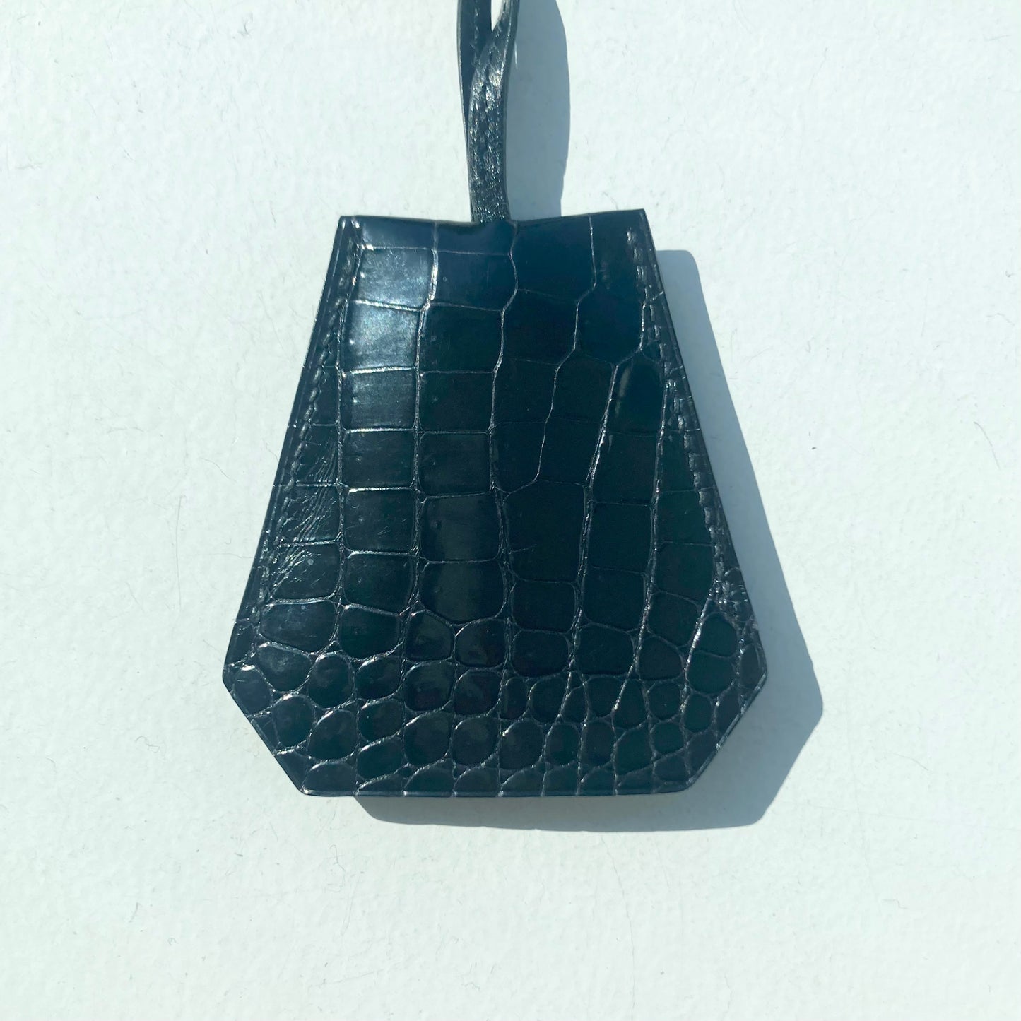 Fall2000 Hermès by Martin Margiela crochet Crocodylus porosus leather necklaces BK