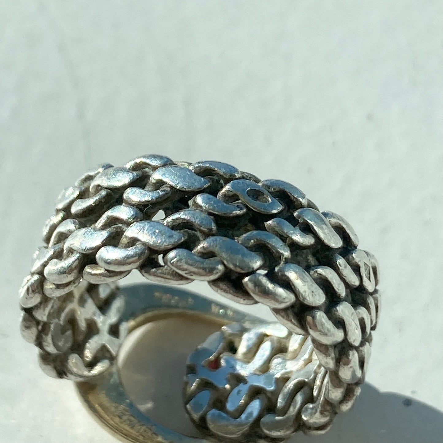 -60s Hermès Vintage ring SV800 AU750 #12-13