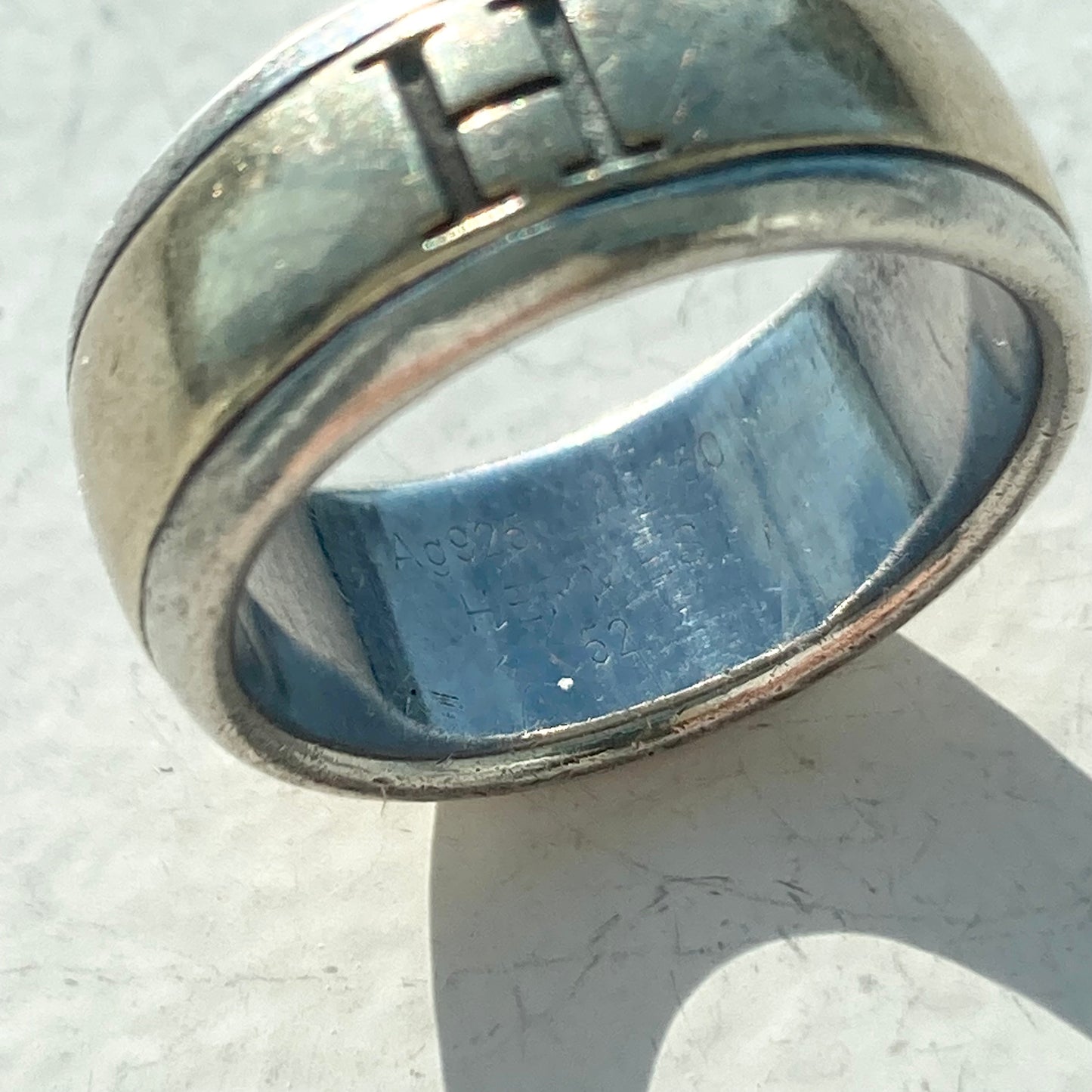 Hermès Ring vintage SV925 AU750 #12