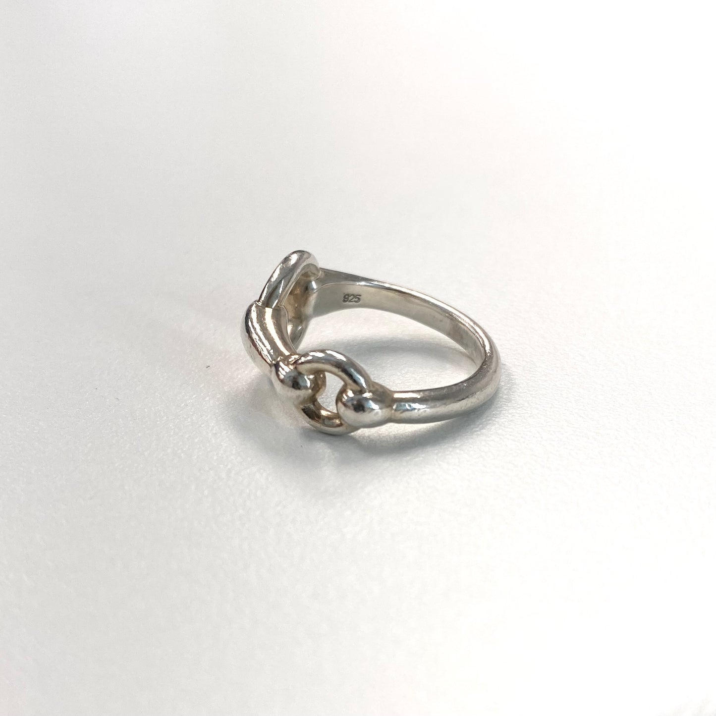 early2000 HERMES Horsebit Ring vintage SV925