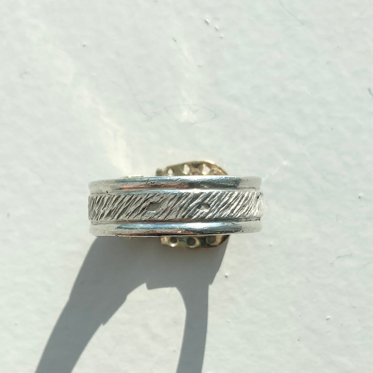 -60s Hermès Vintage Ring SV800 AU750 #11-12