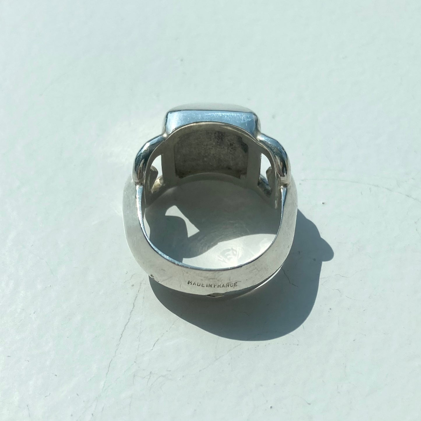 80s Hermès Lancelot ring vintage SV925