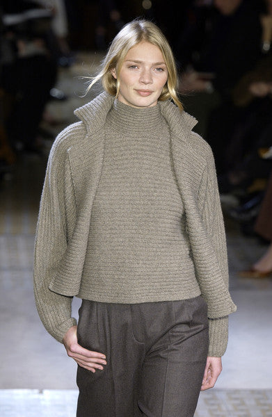 Fall2003 Hermès by Martin Margiela High neck sleeveless knit