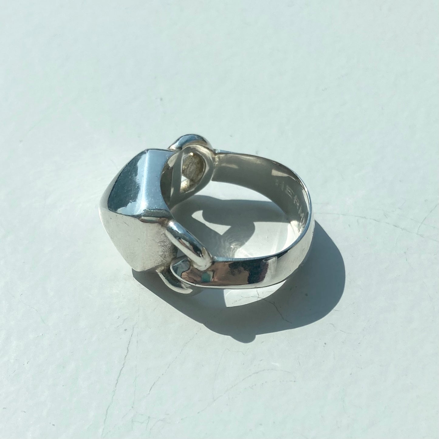 80s Hermès Lancelot ring vintage SV925