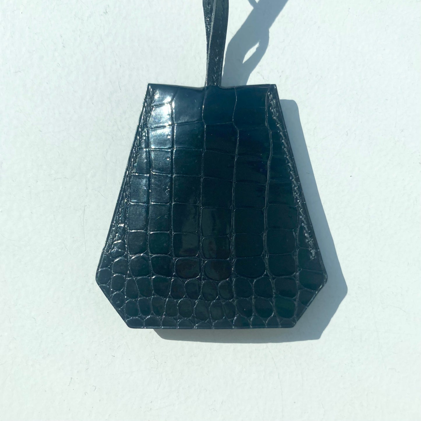 Fall2000 Hermès by Martin Margiela crochet Crocodylus porosus leather necklaces BK