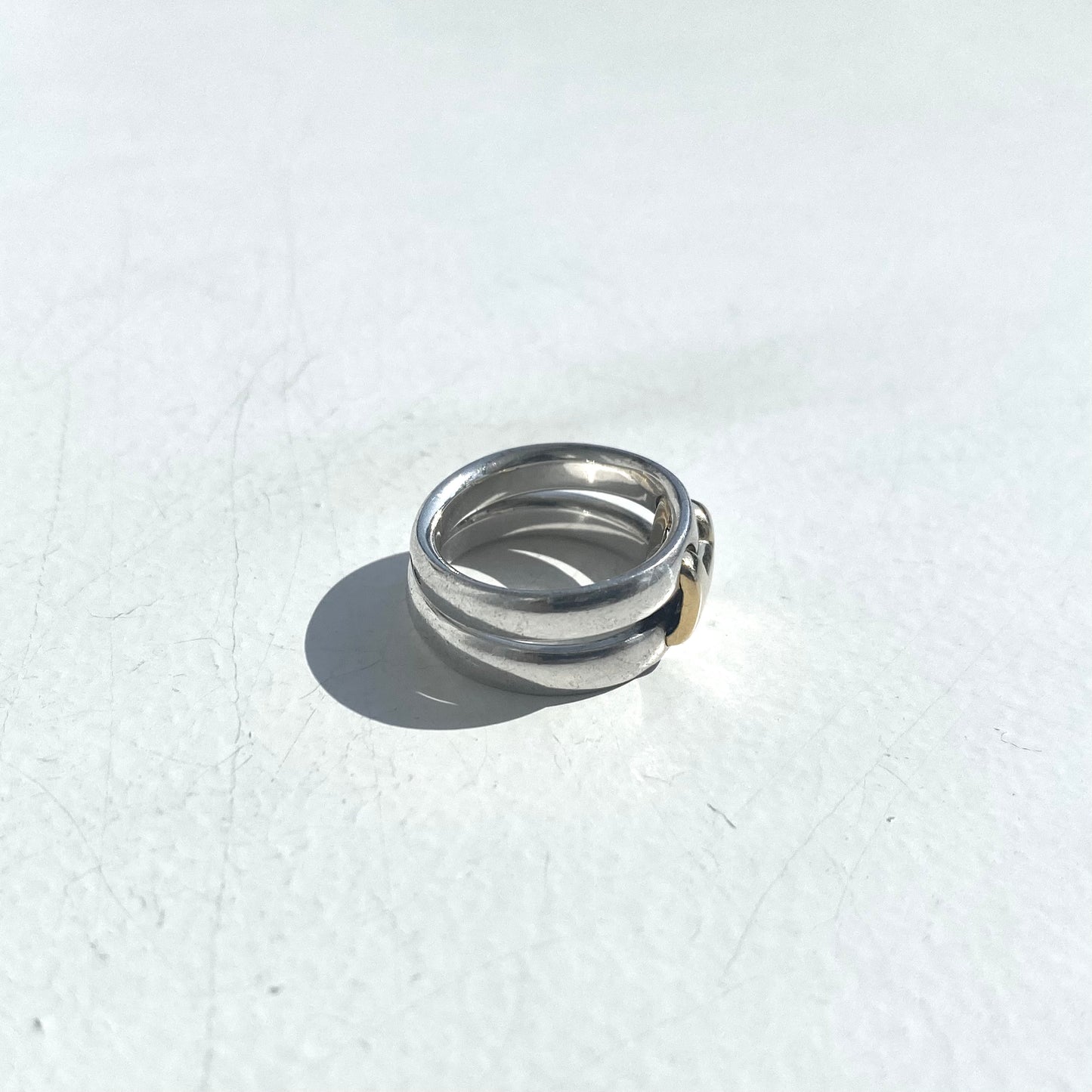 Hermès Olympe ring vintage SV925 AU750