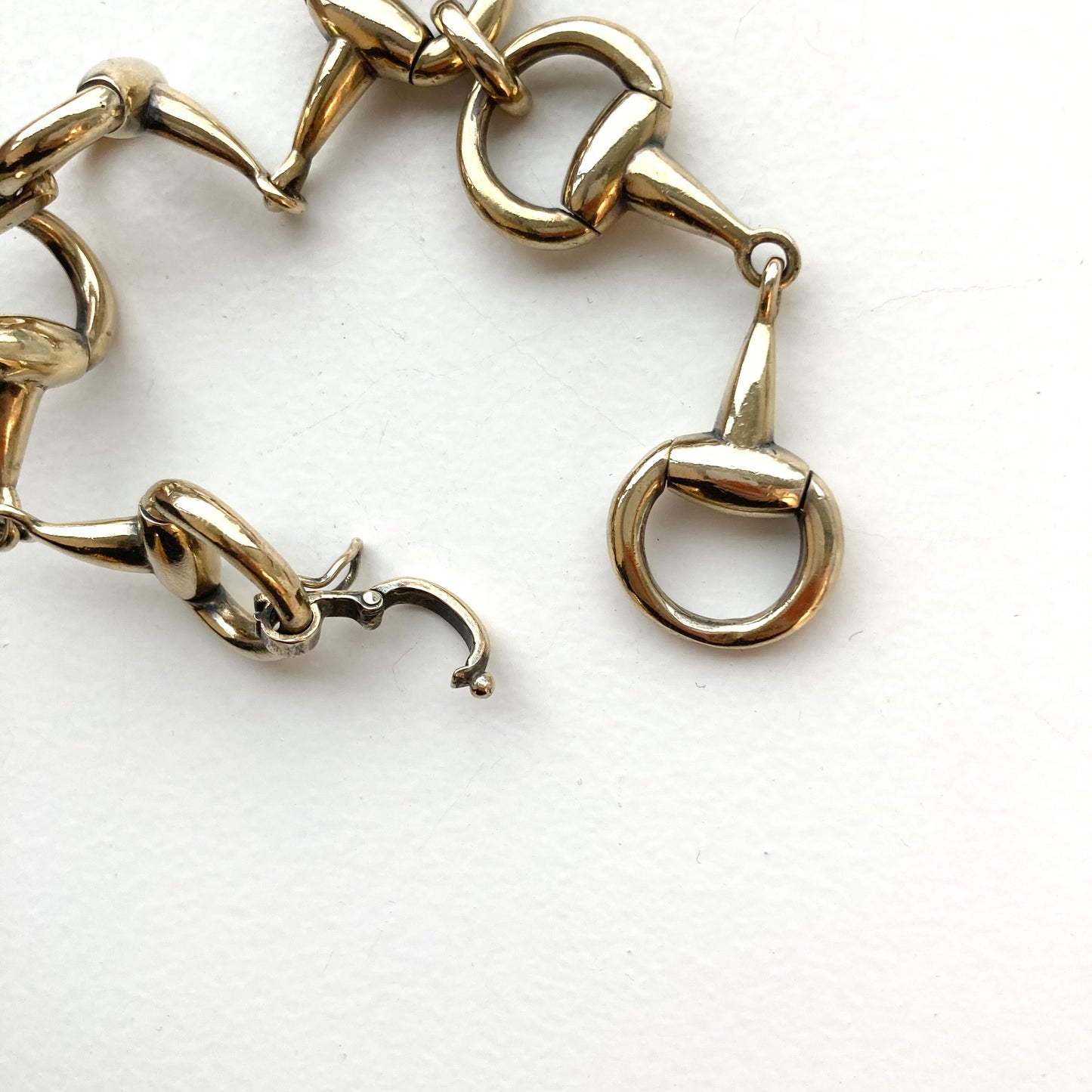 -60s Celine Horsebit chain bracelet vintage SV800