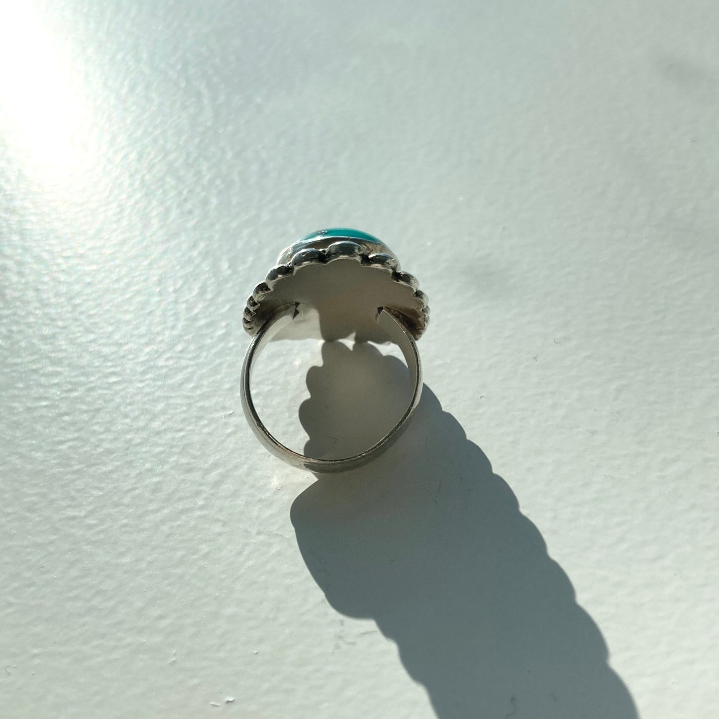 Vintage Turquoise ring SV925