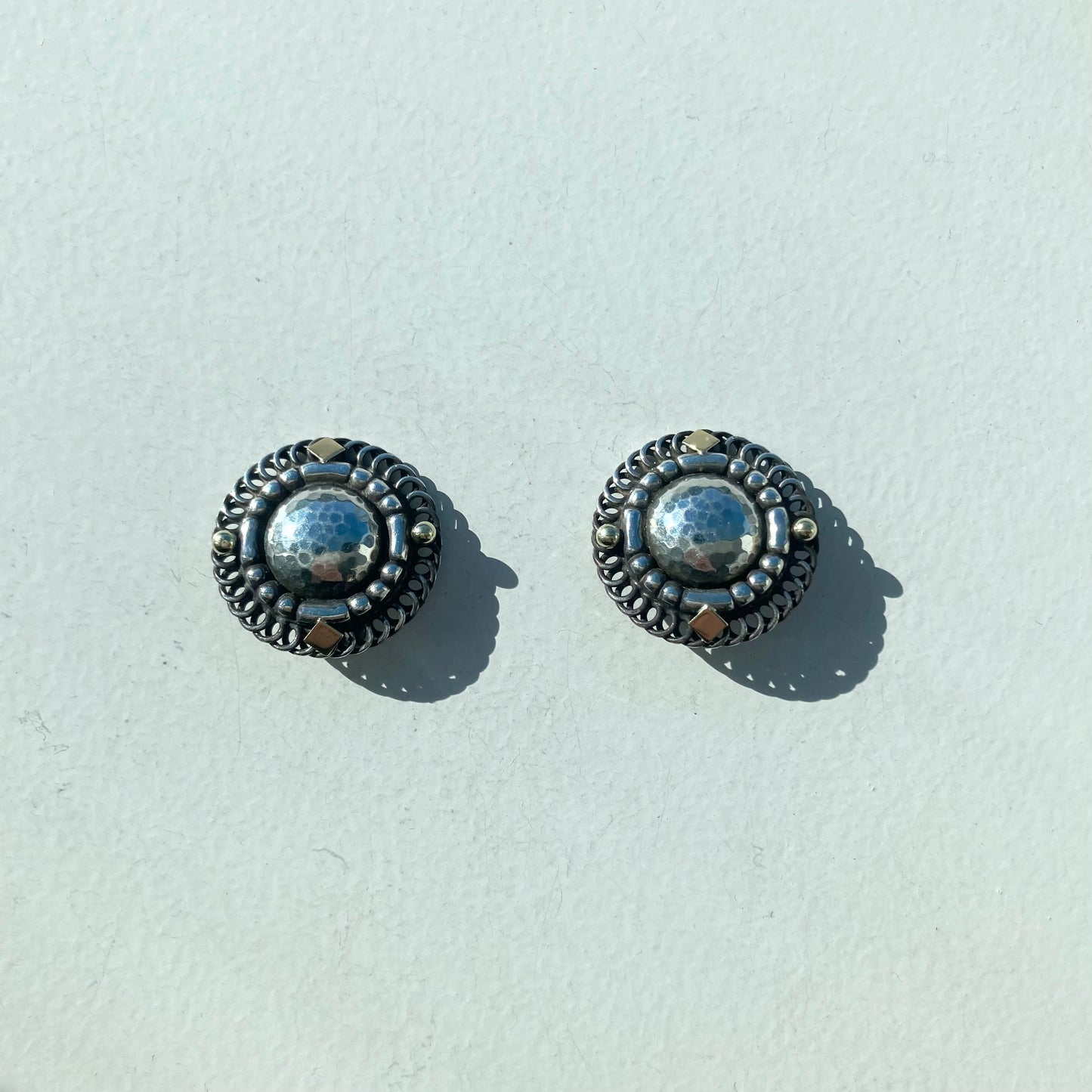 Georg Jensen Earring vintage SV925 AU750