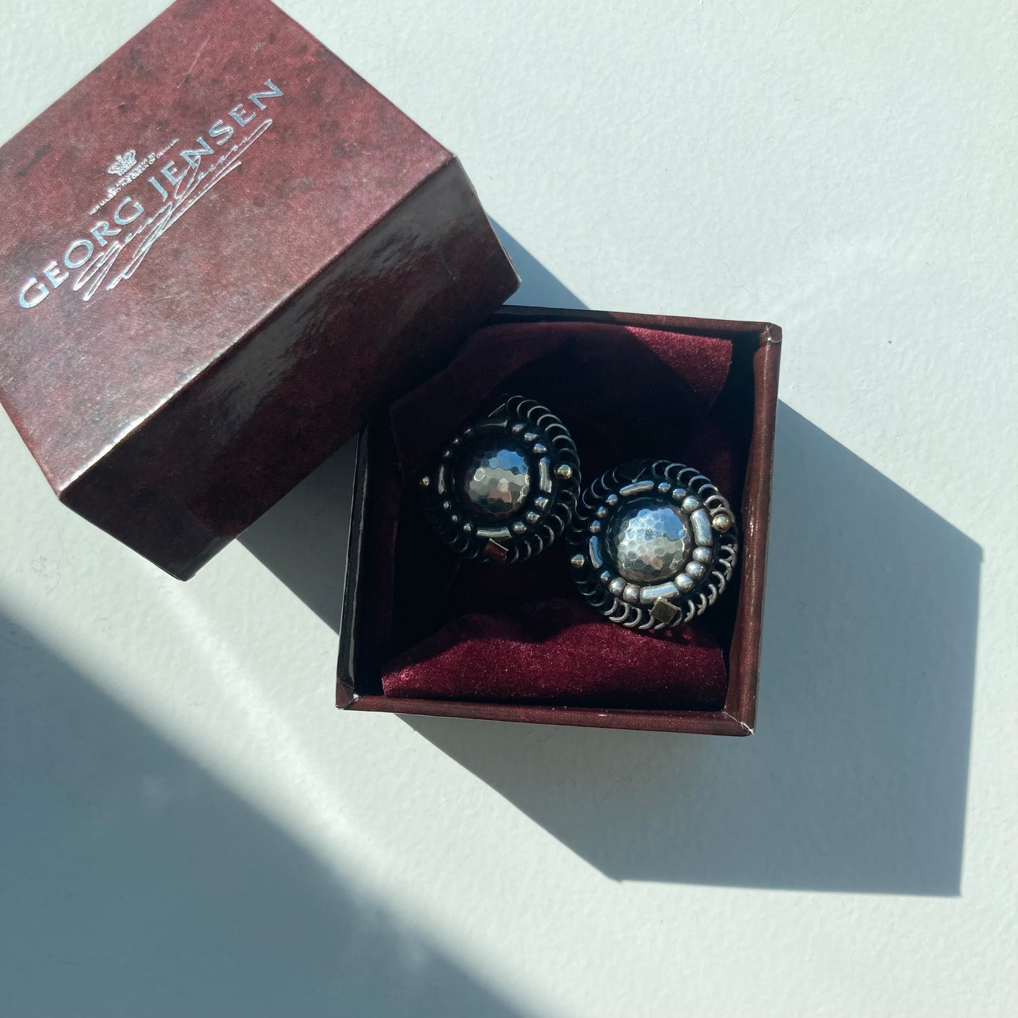 Georg Jensen Earring vintage SV925 AU750