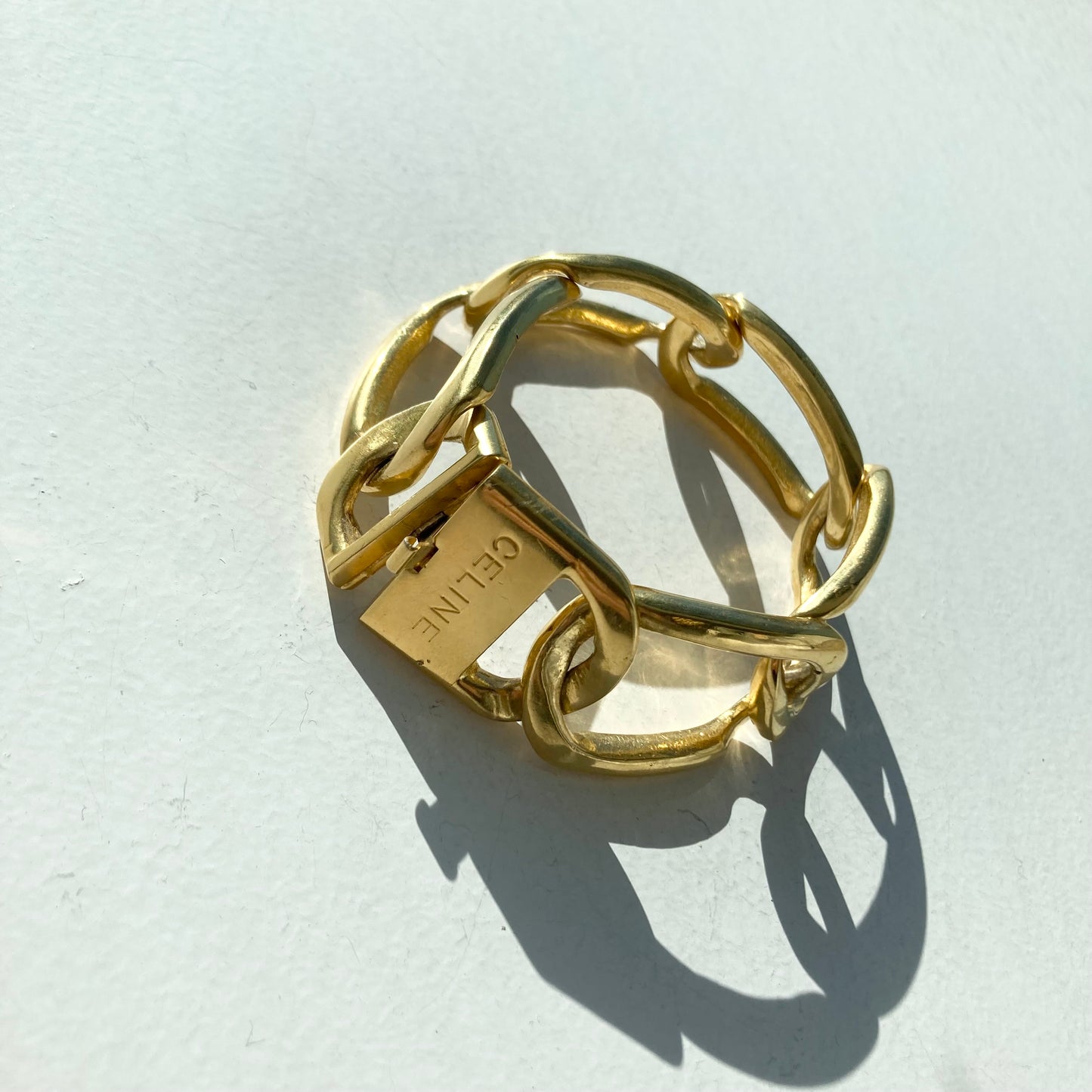90s Celine Chain bracelet vintage
