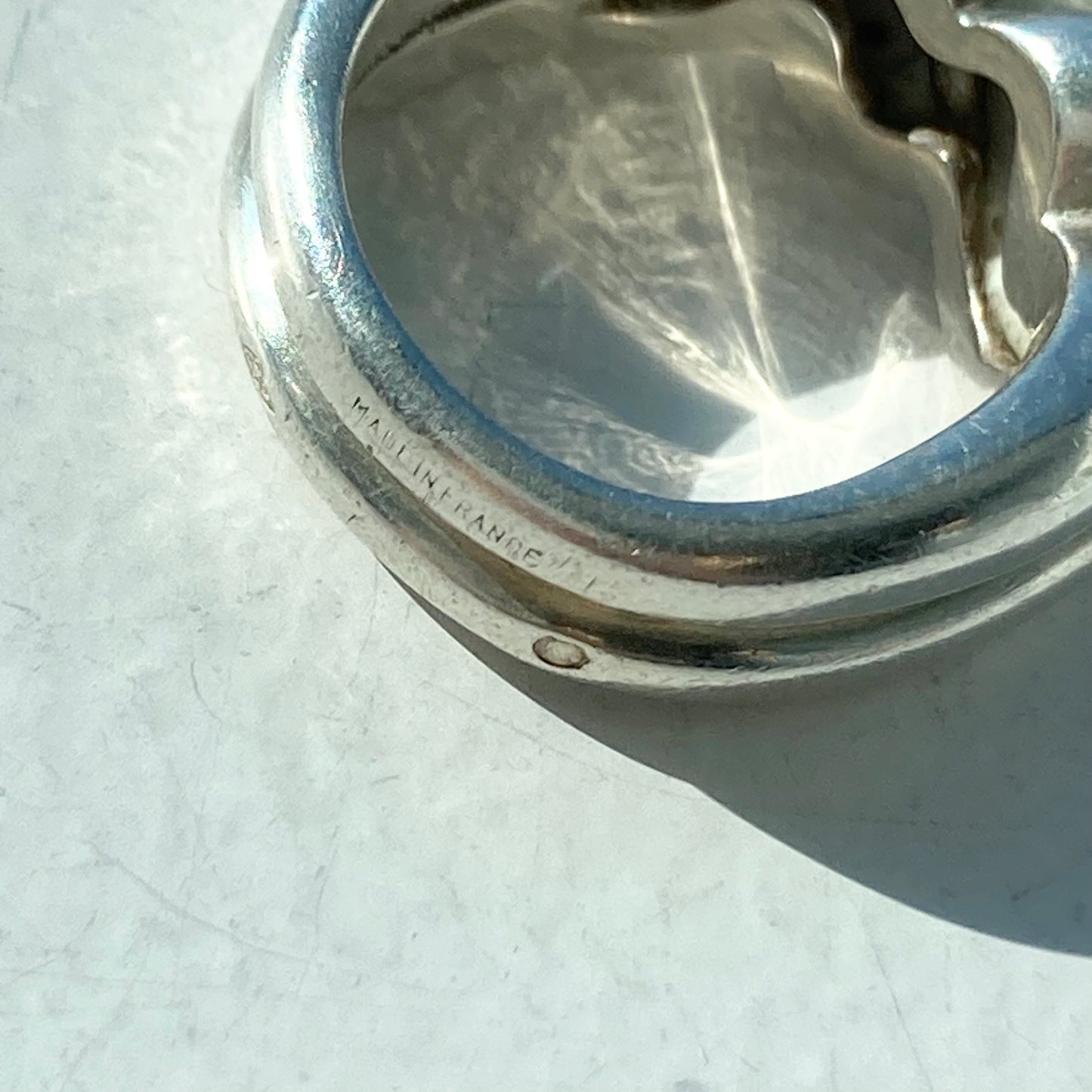 80s Hermès Torsard Ring vintage SV925 #13