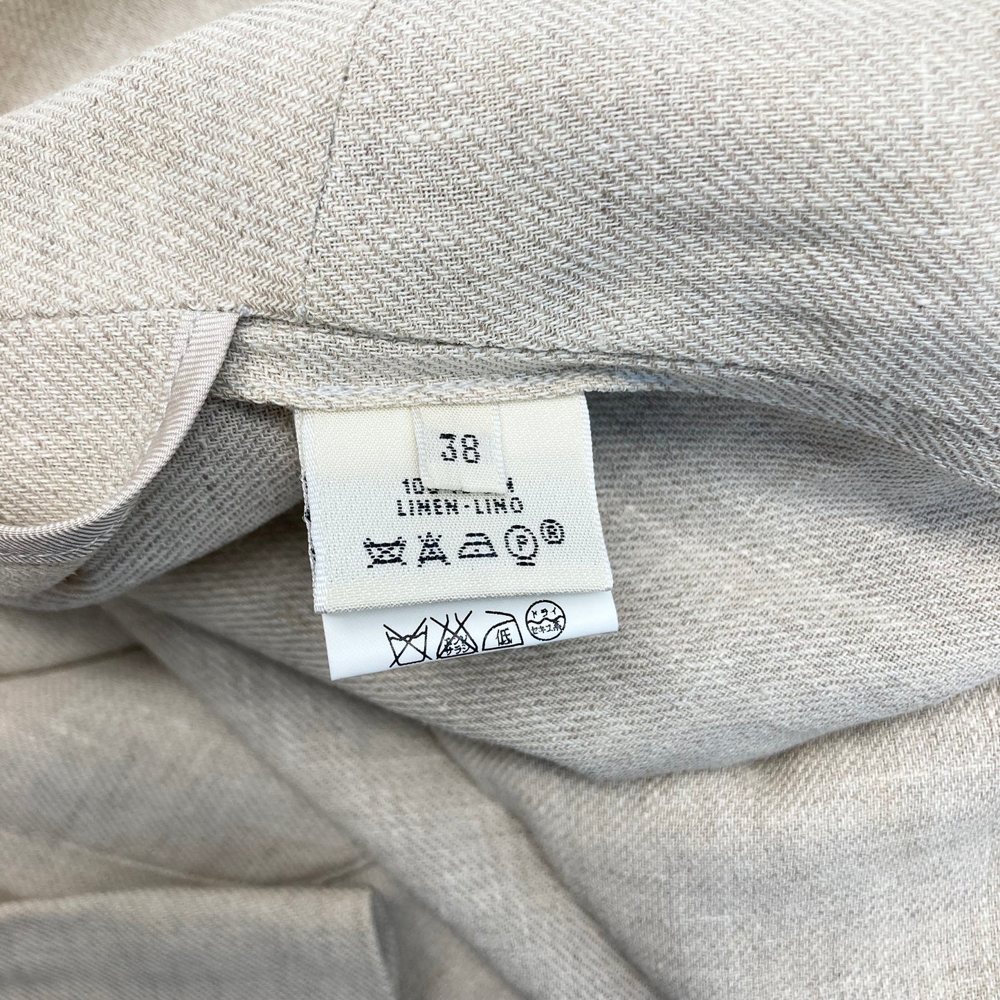 Spring2002 Hermès by Martin Margiela Linen Sleeveless set up
