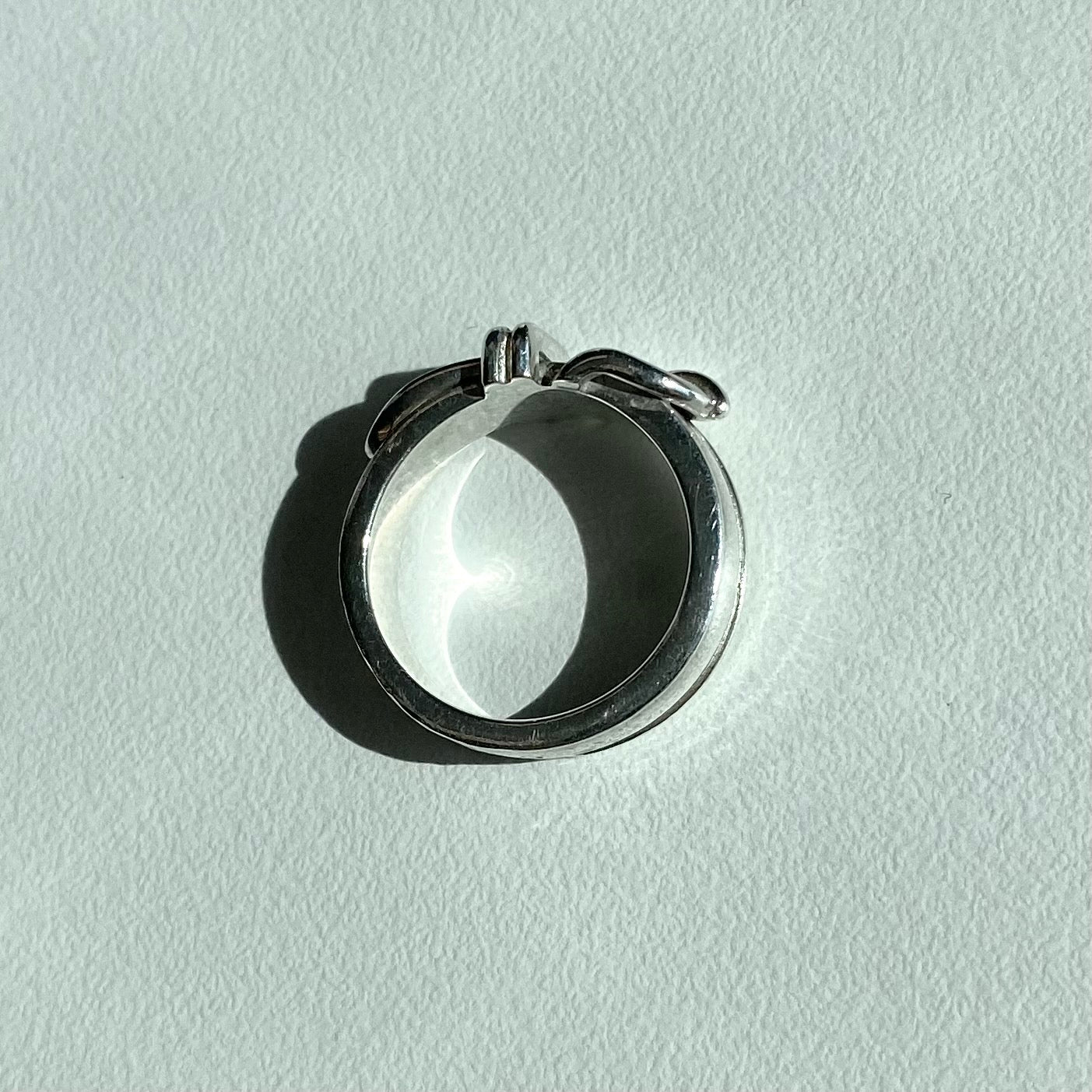 Hermès Ceinture ring vintage SV925